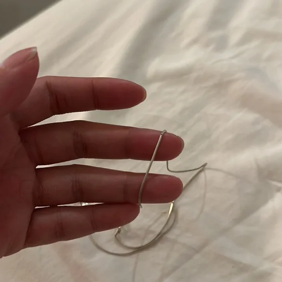 *🛒 FREE WITH PURCHASE* Pearl pendant silver chain necklace - Picture 10 of 15